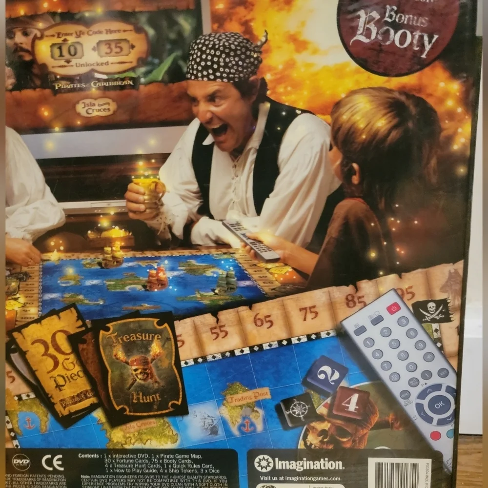 Pirates of the Caribbean DVD Treasure Hunt Game